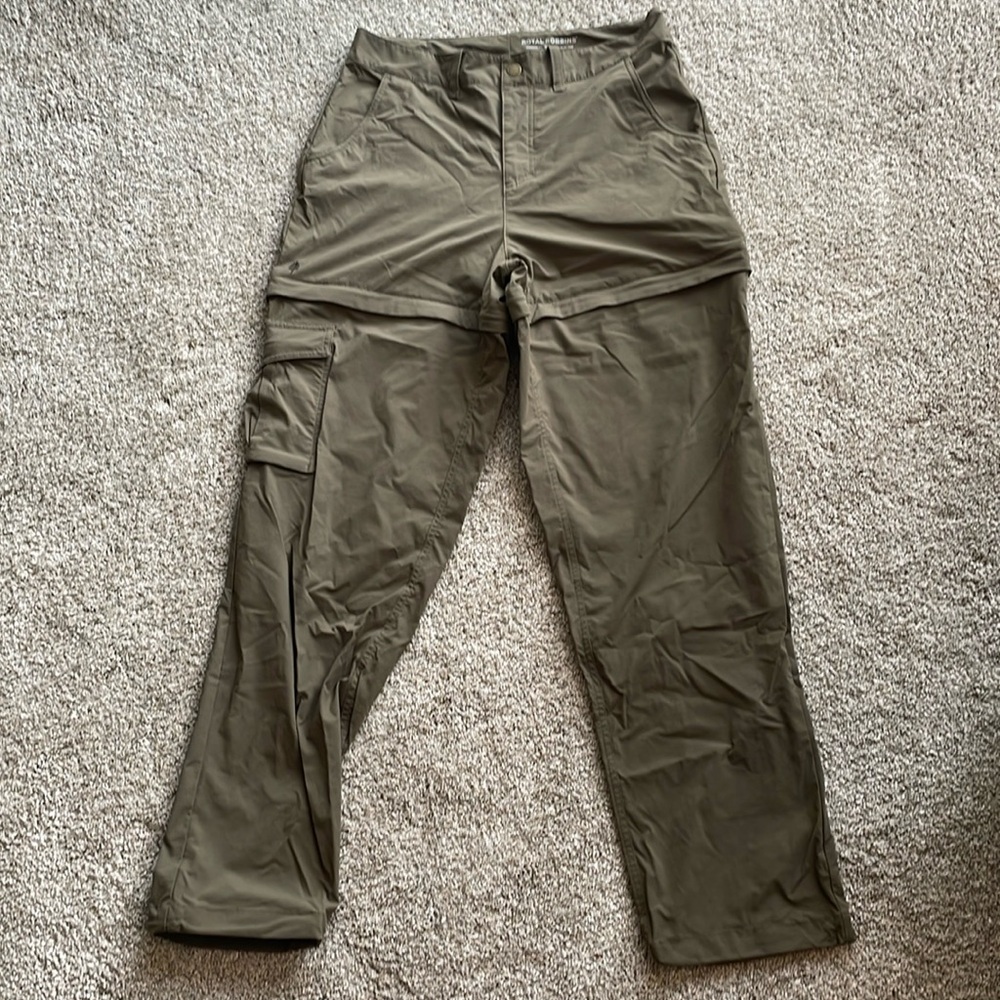 Royal Robbins Women’s Wilder ZIP-OFF Pant - size 10, color Everglade